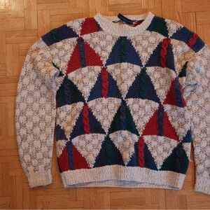 Vintage Northern Isles Geometric Knit